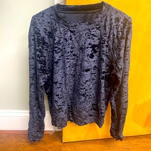Lululemon warm down crew crushed velvet